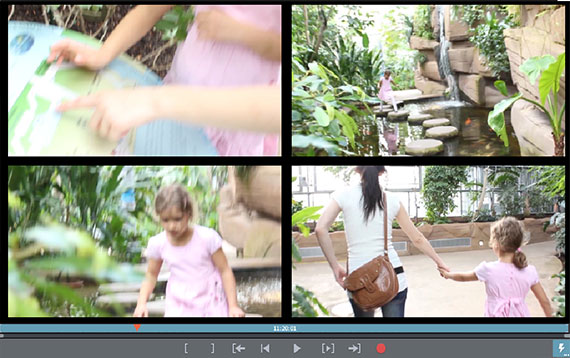 Video collage containing four videos Video collage containing four videos