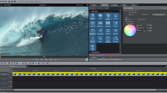 Efeitos de vídeo no Video deluxe Edição de vídeo intuitiva com Video deluxe